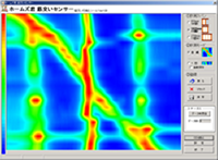 筋かいセンサー 検出イメージ