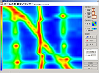 筋かいセンサー　検出イメージ